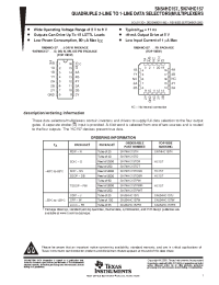 Datasheet SN54HC157 manufacturer TI