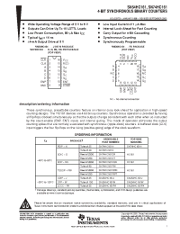 Datasheet SN54HC161 manufacturer TI