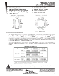 Datasheet SN54HC590AW manufacturer TI