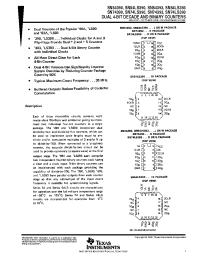 Datasheet SN54LS393J manufacturer TI