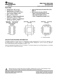 Datasheet SN54LVC04AW manufacturer TI