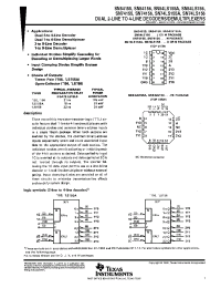 Datasheet SN74156N manufacturer TI