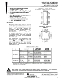 Datasheet SN74ABT240ANSR manufacturer TI