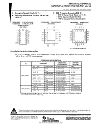Datasheet SN74AHC02PW производства TI