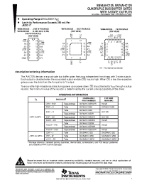 Datasheet SN74AHC125DBLE manufacturer TI