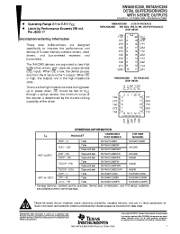 Datasheet SN74AHC240DBLE manufacturer TI