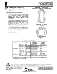 Datasheet SN74AHC245PWLE производства TI