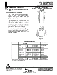 Datasheet SN74AHC540DWR manufacturer TI