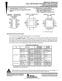 Datasheet SN74AHC74DE4 manufacturer TI