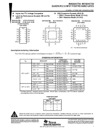 Datasheet SN74AHCT00DRE4 manufacturer TI