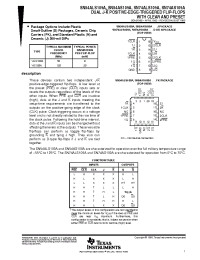 Datasheet SN74ALS109AN manufacturer TI