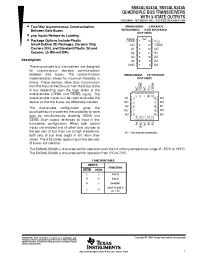 Datasheet SN74ALS243A-1N manufacturer TI