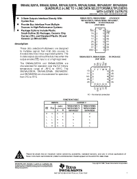 Datasheet SN74ALS257ADR manufacturer TI