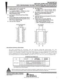 Datasheet SN74AVCH8T245DGVR manufacturer TI