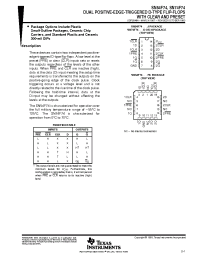 Datasheet SN74F74 manufacturer TI