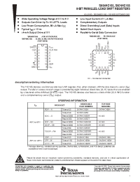 Datasheet SN74HC165N производства TI