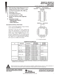 Datasheet SN74HC174NSR manufacturer TI