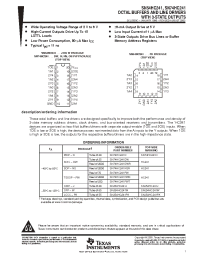 Datasheet SN74HC241NSR manufacturer TI