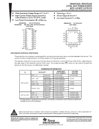 Datasheet SN74HC245DBRE4 производства TI