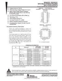 Datasheet SN74HC251DBR manufacturer TI