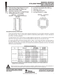 Datasheet SN74HC374PWT manufacturer TI