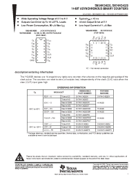 Datasheet SN74HC4020 manufacturer TI