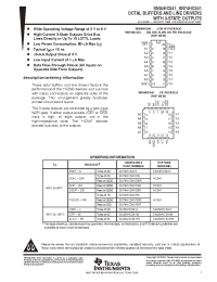 Datasheet SN74HC541NSRE4 производства TI