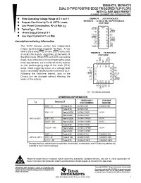 Datasheet SN74HC74N производства TI