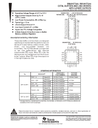 Datasheet SN74HCT244NSR manufacturer TI