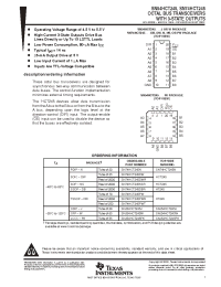 Datasheet SN74HCT245DWR производства TI