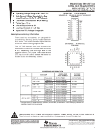 Datasheet SN74HCT245PWLE manufacturer TI
