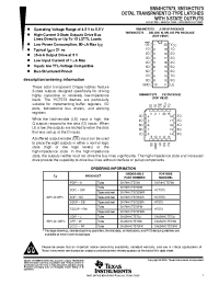 Datasheet SN74HCT573DWR manufacturer TI