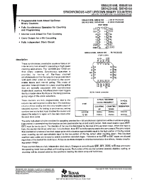 Datasheet SN74LS169BNE4 manufacturer TI