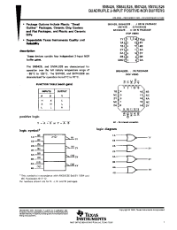 Datasheet SN74LS28 manufacturer TI