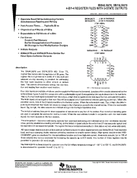 Datasheet SN74LS670N производства TI