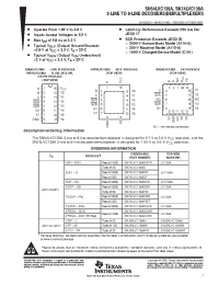 Datasheet SN74LVC138ADBLE manufacturer TI