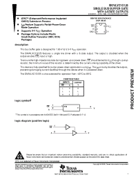 Datasheet SN74LVC1G125DCK manufacturer TI