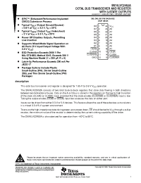 Datasheet SN74LVC2952APW manufacturer TI