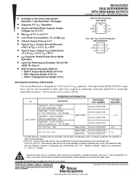 Datasheet SN74LVC2G07YZAR manufacturer TI