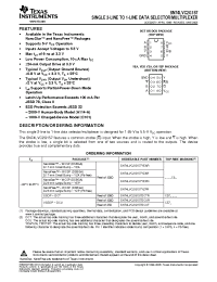 Datasheet SN74LVC2G157YEAR manufacturer TI