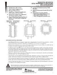 Datasheet SN74LVC373AN manufacturer TI