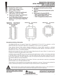 Datasheet SN74LVC573ADWR manufacturer TI