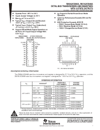 Datasheet SN74LVC646ADWR manufacturer TI
