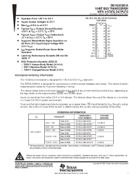 Datasheet SN74LVC861ADWR manufacturer TI