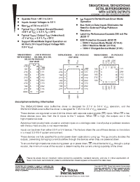 Datasheet SN74LVCH244ADBLE manufacturer TI