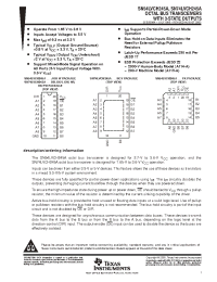 Datasheet SN74LVCH245ADBLE manufacturer TI