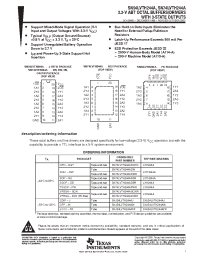 Datasheet SN74LVTH244A manufacturer TI