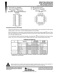 Datasheet SNJ54ACT244FK manufacturer TI