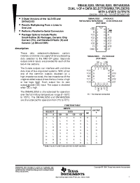 Datasheet SNJ54ALS253FK manufacturer TI