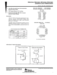 Datasheet SNJ54LS243FK manufacturer TI